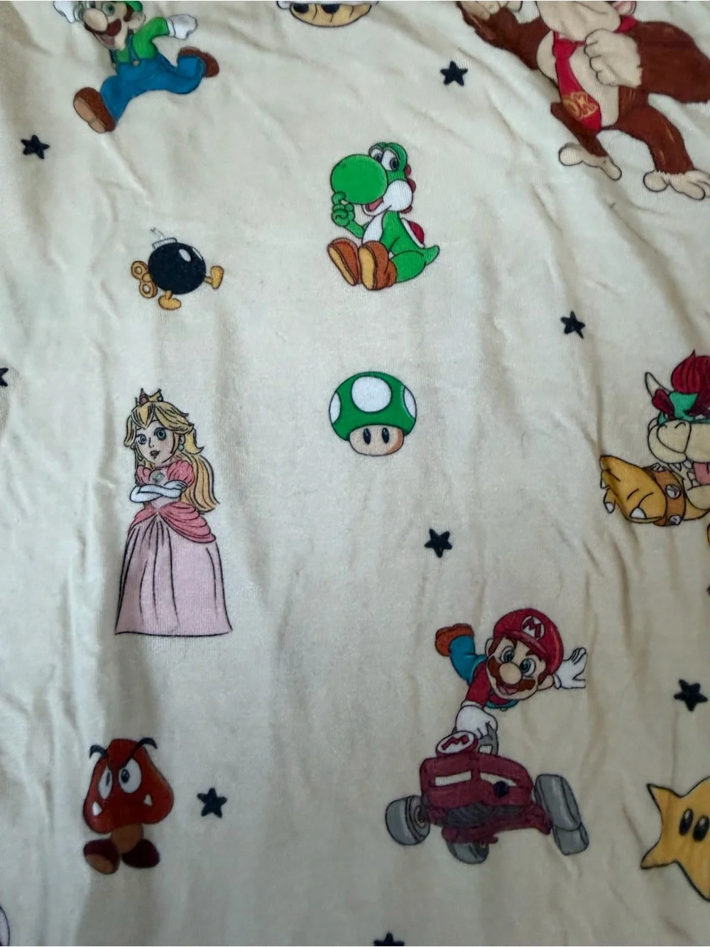 5T Velveteen Bunny Knots Super Mario Kids Bamboo Pajama Set